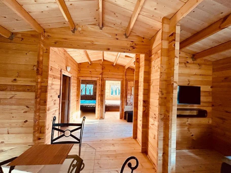 Chalet Bois Jacuzzi Bessan Dış mekan fotoğraf